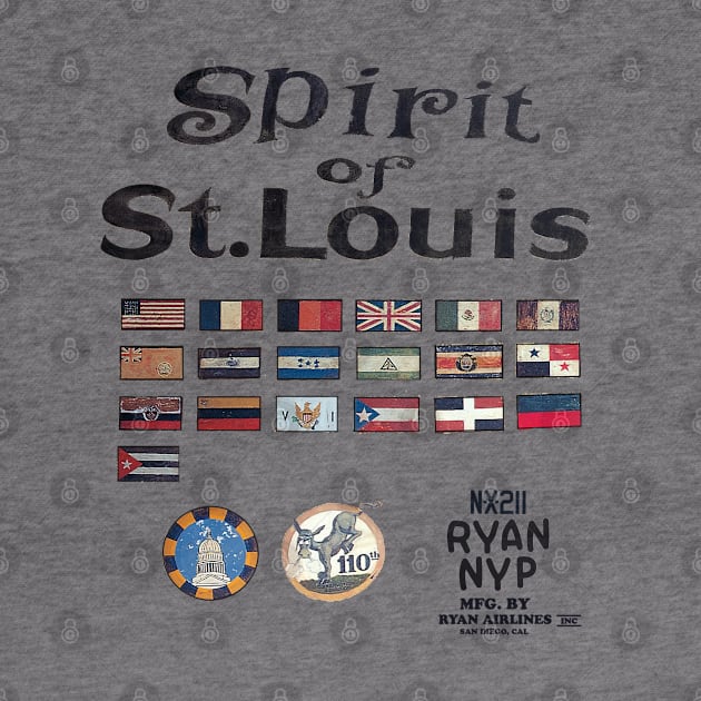 Spirit Of St Louis Paint Scheme Aviation History Series by DesignedForFlight